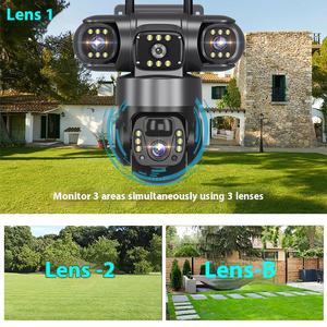 Telecamera di Sicurezza V380 Pro 4G a Basso Consumo Energetico, Alimentata a Energia Solare con Pannello Solare e Batteria da 8000mAh per la Sicurezza Domestica - Product Image 5