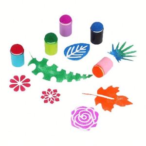 ชุดสีเพ้นท์หน้าฟองน้ำรูปนิ้วสีรุ้ง ได้รับการรับรองมาตรฐาน MSDS สำหรับสิ่งแวดล้อม อุปกรณ์แต่งหน้าสำหรับเด็กและเพ้นท์ตัว - Product Image 2