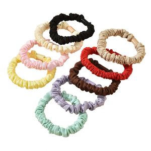 Coleteros Elásticos de Poliéster Multicolor Sencillos para Mujer y Niña, Venta al por Mayor, Estilo Europeo-Americano - Product Image 1