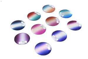 Lunettes de soleil progressives avec <span class=keywords><strong>verres</strong></span> en polycarbonate PC <span class=keywords><strong>teintés</strong></span> en trois couleurs dégradées, arc-en-ciel bleu - Product Image 3