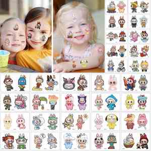 สติกเกอร์ลายการ์ตูนน่ารัก สไตล์สดใส กันน้ำ ติดทนนาน ขายส่ง ลายสักชั่วคราวแบบกระดาษ - Product Image 3
