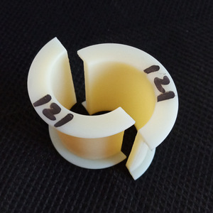 Nylon Bearing <b>Split</b> Sleeve 10-200mm For Grain <b>Machinery</b> Parts Protective Bushing Customized PA6 Plastic Component - Product Image 1