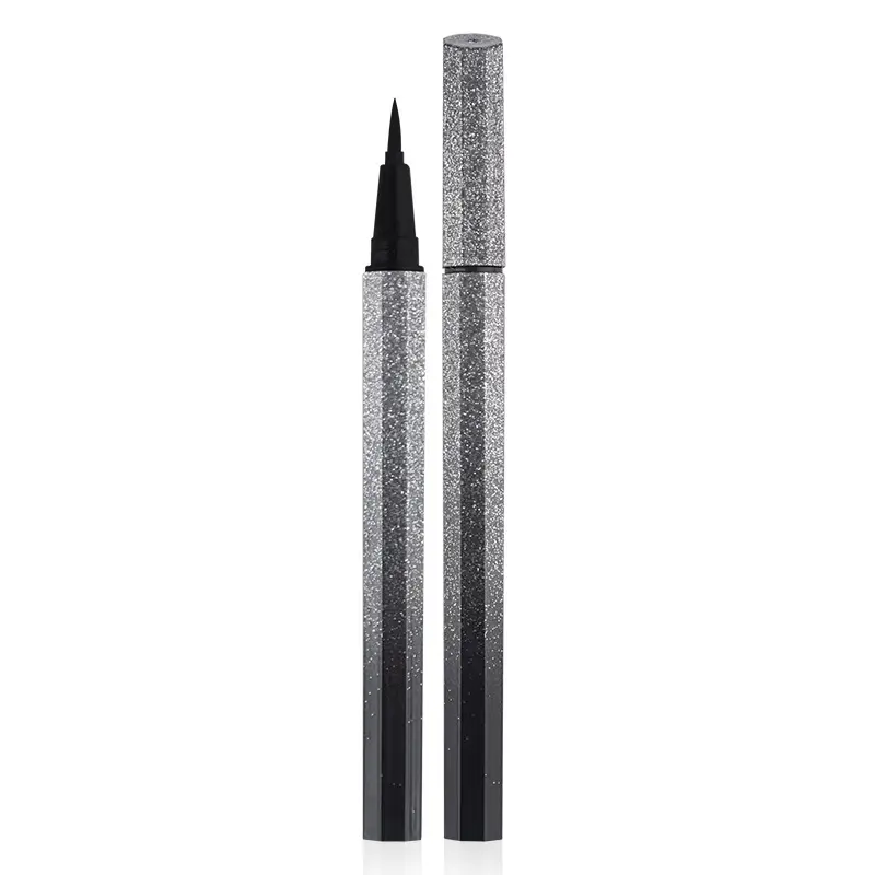 Özel etiket logosu yüksek kaliteli Vegan su geçirmez sıvı Eyeliner siyah renkli kurşun kalem