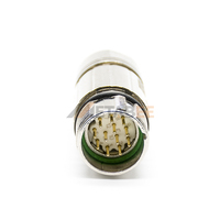 Connecteur de signal M23 mâle 12 broches, 4P, alimentation droite, pour servomoteur 2, 4, 6 axes, encodeur M923, prise d'alimentation femelle M23-6/8 broches