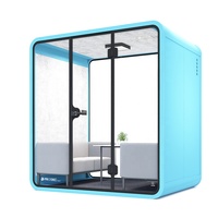 Cabine vidéo portable cabine insonorisée cabine de bureau nacelle de travail de réunion cabine silencieuse acoustique