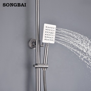 China conjunto de ducha de CUPC de marca de agua de acero inoxidable 304 hotel <span class=keywords><strong>baño</strong></span> termostático ducha <span class=keywords><strong>grifo</strong></span> - Product Image 4