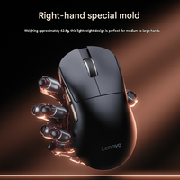 Grosir Mouse Gaming LENOVO GM11 2.4GHz USB Desain Ergonomis Tangan Kanan Sensor Optik PAW3311 RGB Backlit Dapat Diprogram