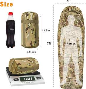 Imperméable Furtif Abri Multicam Woodland Camouflage Extérieur Shell Momie <span class=keywords><strong>Sac</strong></span> <span class=keywords><strong>De</strong></span> <span class=keywords><strong>Couchage</strong></span> Bivy Couverture <span class=keywords><strong>Sac</strong></span> Modulaire Système <span class=keywords><strong>De</strong></span> <span class=keywords><strong>Couchage</strong></span> - Product Image 5