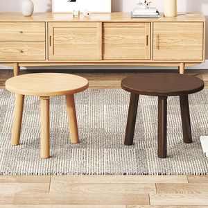 Round Solid <b>Wood</b> <b>Stool</b> For Home Living Room Children Shoe Changing Durable - Product Image 2