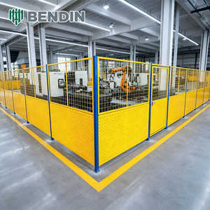 Rete metallica divisoria rete <span class=keywords><strong>di</strong></span> isolamento rete <span class=keywords><strong>di</strong></span> isolamento <span class=keywords><strong>di</strong></span> alta qualità attrezzature per officina <span class=keywords><strong>di</strong></span> magazzino Mobile in acciaio rete Guardrail - Product Image 2