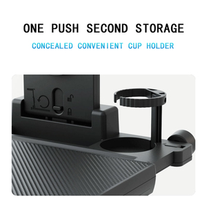 Car Back Backseat Food Trays <b>Desk</b> for Road Trip Eating <b>Working</b> with Phone Drink Holder for Laptop iPad Adjustable Travel Tray - Product Image 5