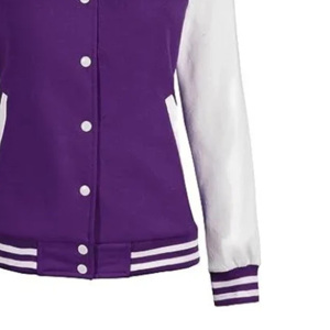 2025 nouveauté femmes varsity veste logo personnalisé vêtements d'hiver varsity vestes pour femmes - Product Image 3