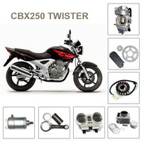 Placa de presión de disco de fricción central de embrague de moto, kit completo HF BENMA para CBX250 TWISTER XR 250