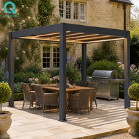 Pergola bioclimatique à commande automatique en aluminium QINGYING pour cuisine