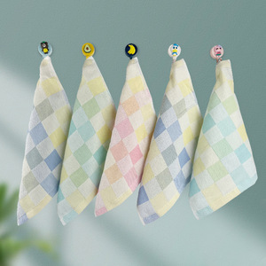 Toallas cuadradas de gasa de algodón puro, 25x25 cm, toallas de baño suaves y absorbentes para niños, respetuosas con la piel, para niños y guarderías - Product Image 1