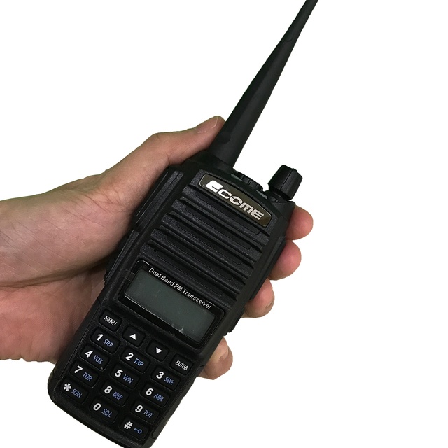 ET-UV200 Analog Dual Band VHF UHF Long Range Walkie Talkie Full-Keypad High Power 5 Watts Cheap FM Two Way Radio