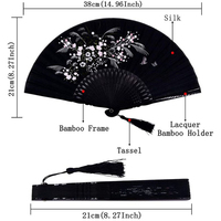 Éventail à main personnalisé de qualité supérieure, durable et facile à transporter, 11 pouces, plumes de dinde teintées, nervures blanches, multi-usages, style Love, en plastique