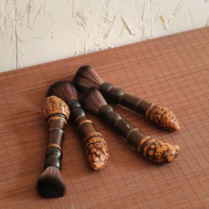 Bamboo Root Teapot Brush Traditional Chinese <b>Tea</b> <b>Set</b> Accessory Handheld Wooden <b>Tea</b> Brush For Kung Fu <b>Tea</b> Ceremony - Product Image 3