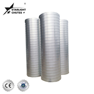 STARLIGHT CHUTES SC Conduit en acier inoxydable soudé de qualité industrielle <span class=keywords><strong>pour</strong></span> les fumées chimiques, échappement à haute température, dimensions personnalisables - Product Image 1