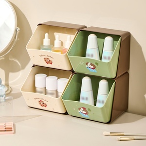 Support OEM Cosmetic Classification <b>Storage</b> Cylinder Decoration Tabletop Jewelry Cosmetic <b>Drawer</b> <b>Storage</b> <b>Box</b> for Bedroom - Product Image 1