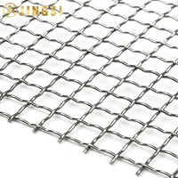 Panneaux de treillis métallique ondulé en acier inoxydable, treillis de construction, filet ondulé pour la sécurité et la protection des infrastructures