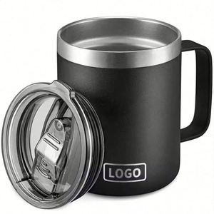 Vaso de Viaje de Acero Inoxidable 304 de Doble Pared con Aislamiento al Vacío, Recubrimiento de 12 oz, a Prueba de Fugas, Libre de BPA, para Oficina - Product Image 4