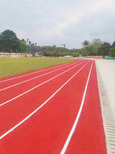 Piso Deportivo Estándar Internacional Personalizable INOLP, Pista de Atletismo Híbrida Duradera en Colores Rojo y Azul CN/GUA - Product Image 3