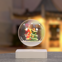 Lévitation Santa Light avec contrôle tactile Cadeau de Noël pour enfants Famille Bureau à domicile Magique Flottant Bureau Décor Veilleuse