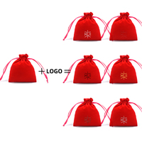 Eastsunshine Offre Spéciale – Pochette à Bijoux de Mariage de Luxe Personnalisable avec Logo OEM, en Tissu Floqué Doux et de Haute Qualité