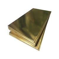 Imperial 1-1/2inch Brass Plate EN12451 Waterproof Durable Metal Sheet for Workshop & Warehouse Applications