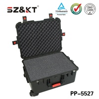 Valise de protection robuste en plastique de bonne qualité, étanche IP67, antichoc, avec roulettes et mousse, pour équipement