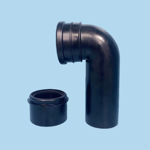 Tuyau de dérivation pour toilettes, noir, PP/PE, mural, coude de drainage pour eaux usées, adaptateur de drainage, design moderne, installation facile, salle de bain - Product Image 5