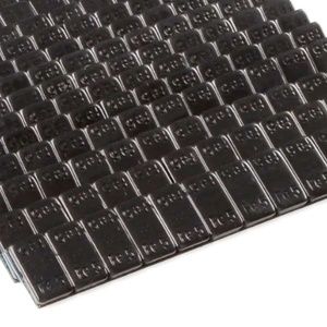 Poids d'équilibrage de roue adhésifs noirs 5g 10g pour réparation de pneus - Product Image 2