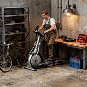 Vente en gros de machine elliptique magnétique, 8 niveaux de résistance manuelle, écran LCD, cross-trainer pour salle de sport à domicile, <span class=keywords><strong>cardio</strong></span> - Product Image 1