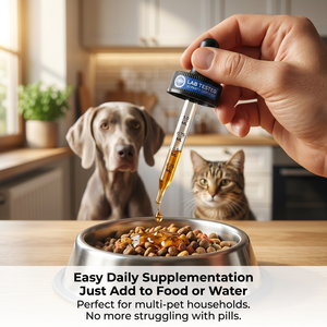 Compléments alimentaires <span class=keywords><strong>pour</strong></span> chiens à base de levure naturelle avec oméga-3 <span class=keywords><strong>pour</strong></span> la santé de la peau et du pelage, poudre à absorption rapide - Product Image 4