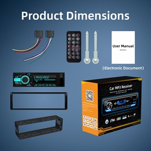 Autoradio OEM <span class=keywords><strong>1</strong></span> <span class=keywords><strong>Din</strong></span> avec lecteur MP3, DSP, 6 RCA, <span class=keywords><strong>Bluetooth</strong></span>, FM, AM, 12V, USB, AUX, télécommande, 2A pour les acheteurs en gros - Product Image 4