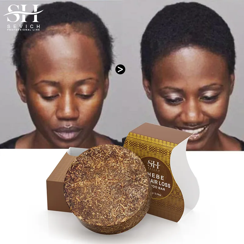 Cosmoprof Chebe sampo untuk wanita hitam Afrika ekstrak Formula pertumbuhan rambut cepat bar sabun perawatan Anti rontok kuat