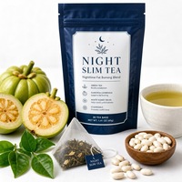 Thé Herbal Minceur Nuit 5g x 20 Sachets Pyramidaux – Brûle-graisses et Soutien Métabolique Nocturne – Durée de Conservation 12 Mois