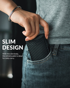 Casual Fold <strong>Wallet</strong> Clutch Men Bags and <strong>Wallets</strong> Minimalist Aluminum <strong>Money</strong> Clip RFID Blocking Credit <strong>Card</strong> for Men - Product Image 4