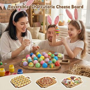 Bandeja de madera para huevos con forma de manzana, tabla de cortar de doble cara, almacenamiento multifuncional para cocina, preservación de frescura, regalo para presentaciones - Product Image 2