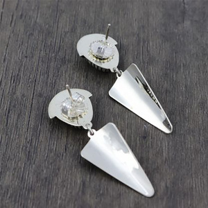 Orecchini a Perno Vintage Blu-Verde per Donne, Accessorio per Orecchie in Stile Etnico - Product Image 4