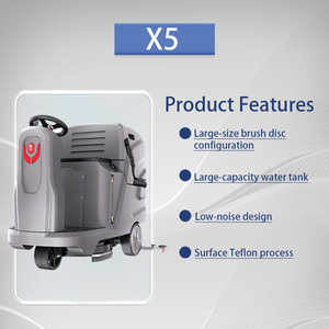 Fregadora de Pisos Autopropulsada CleanHorse X5, Batería de 24V, Limpieza In Situ, Silenciosa (60dB), <span class=keywords><strong>2</strong></span> Años de Garantía, para Pisos de Concreto Industriales - Product Image 6