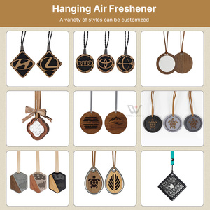 Parfums Papier Désodorisants Voitures Accessoire Nouveau Vert Impression Personnalisée Personnaliser Logo Couleur Caractéristique - Product Image 5