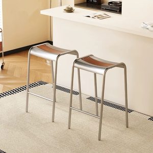 <span class=keywords><strong>Tabouret</strong></span> <span class=keywords><strong>de</strong></span> <span class=keywords><strong>bar</strong></span> en fer forgé <span class=keywords><strong>de</strong></span> style rétro pour la maison, le restaurant, la maison d'hôtes et le café - Chaise haute minimaliste avec options personnalisables - Product Image 3
