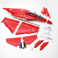 Passe-temps Jouets Électriques Avion FMS Ventilateur Canalisé Yak-130 V2 Rouge Super Scale RC Avion 70mm EDF Jet 6S PNP (pas de Chargeur de Batterie Radio)