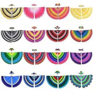 2025 Ecowalson niños disfraz de animales pájaros alas de fieltro divertido Cosplay disfraces de Halloween ala de <span class=keywords><strong>mariposa</strong></span> - Product Image 2