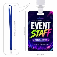 Lanière promotionnelle en polyester Sunshine personnalisée avec porte-badge et porte-clés, lanière avec logo