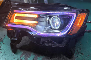 Kit de Carrocería para Jeep Grand Cherokee 2011-2023, Actualización al Estilo <span class=keywords><strong>SRT8</strong></span> con Capó de Aluminio, Faros Delanteros GRB, Faros Traseros y Parachoques Trasero - Product Image 4