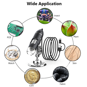 Microscopio Monoculare Portatile per Riparazione PCB 1600X HD 1080P Digitale con Illuminazione LED e Display LCD per Android e PC - Product Image 5