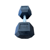 Vente en gros en Chine Fabricant personnalisé Poids libre Gym 3-100 LB 1-60 KG Ensemble Poignée en métal Fonte Caoutchouc Hex Hexagone Haltère